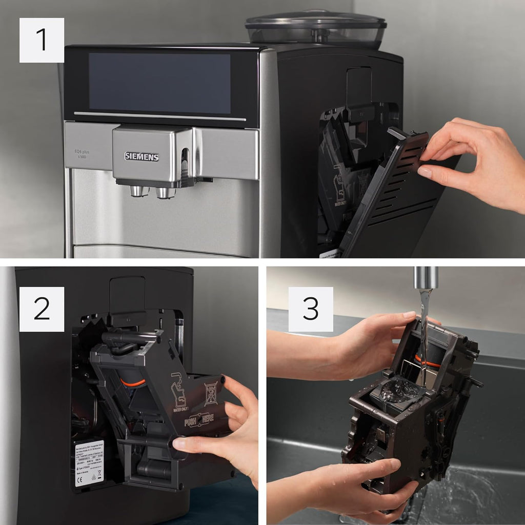 Machine a Cafe SIEMENS TE655203RW expresso entierement automatique EQ6 plus S500 - Anthracite