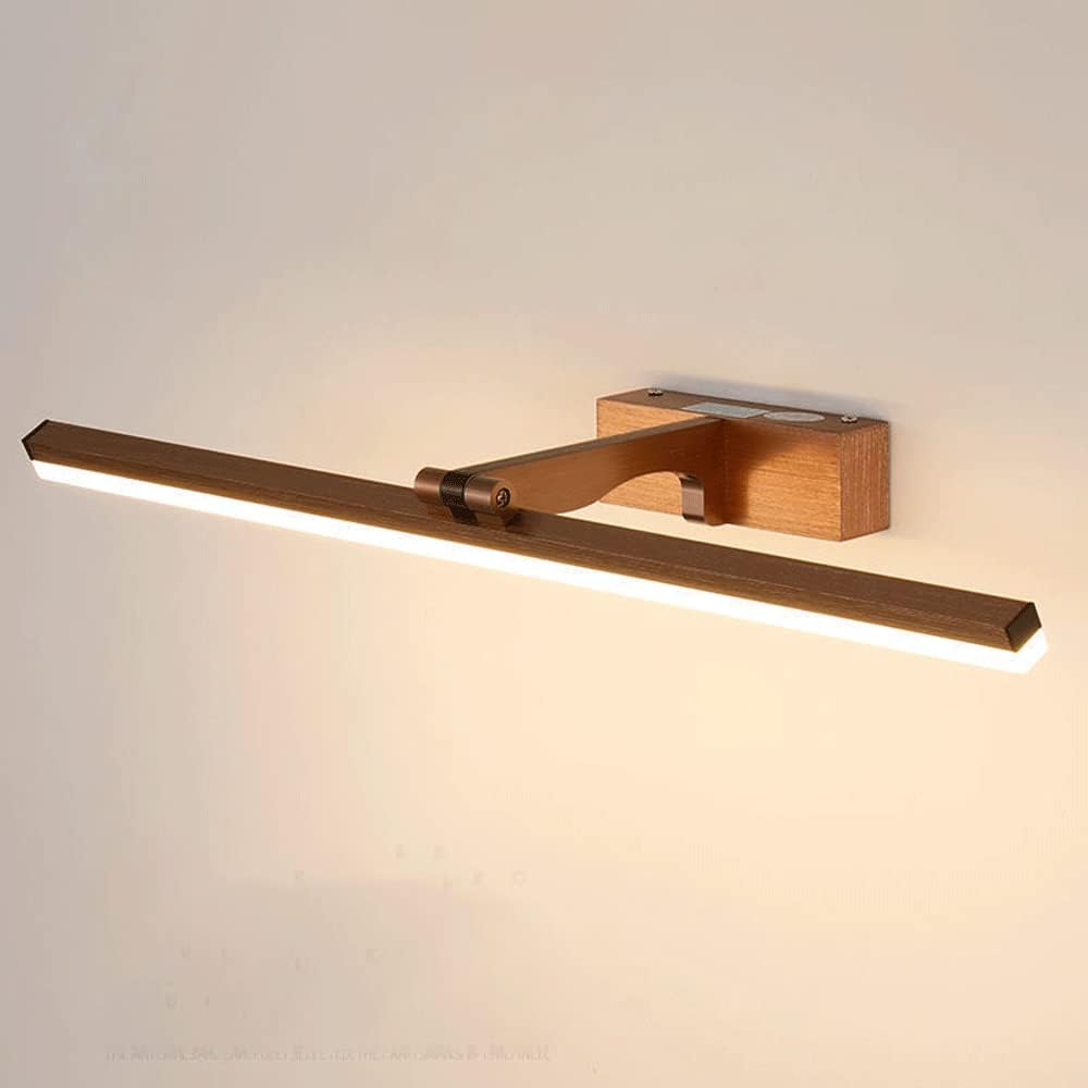 Applique murale LED réglable pour salle de bain, miroir de courtoisie moderne, éclairage de maquillage rotatif à 180°, éclairage intérieur pour toilettes et armoires, miroir avant