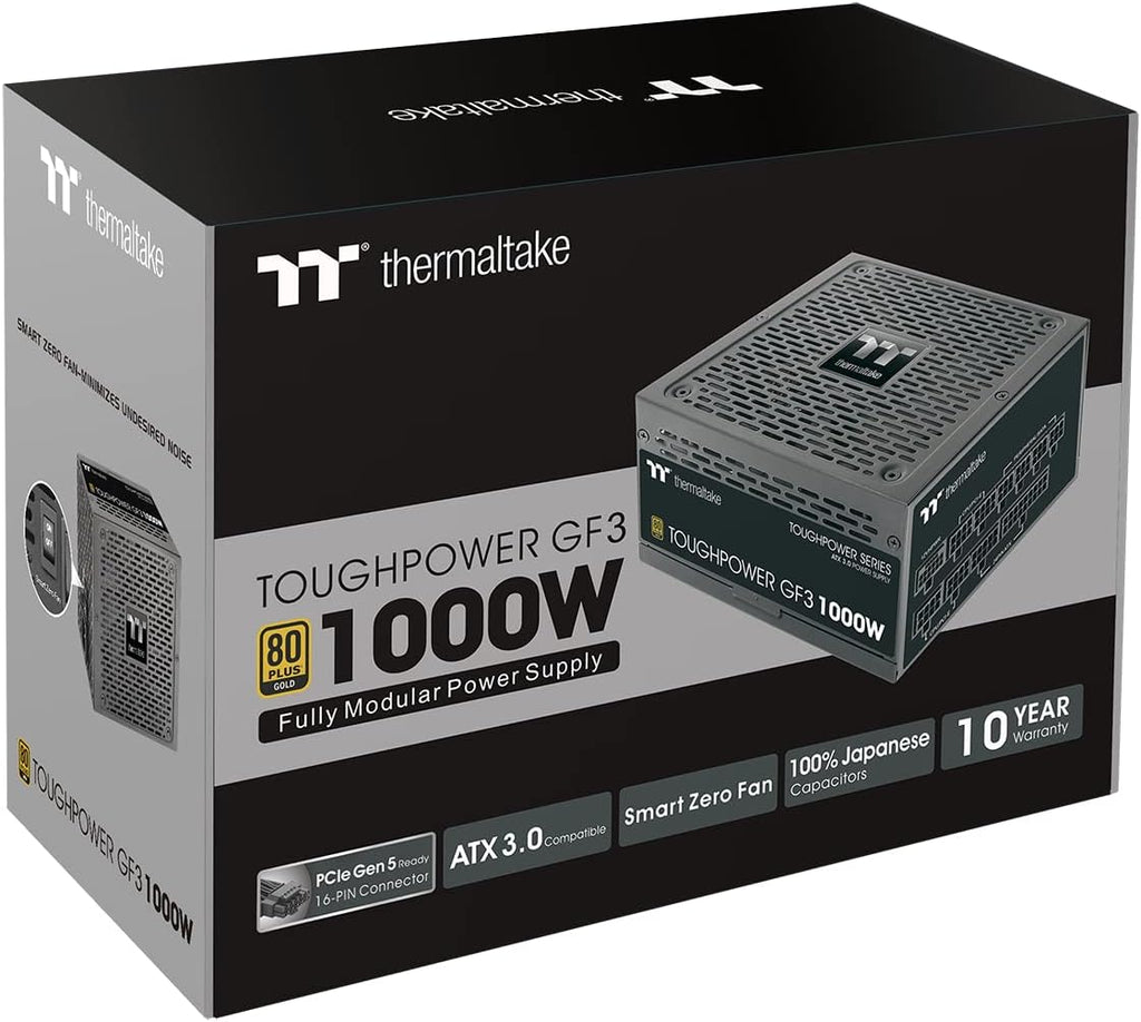 Thermaltake Toughpower GF3 1000W 80+ Gold for New Gen GPU