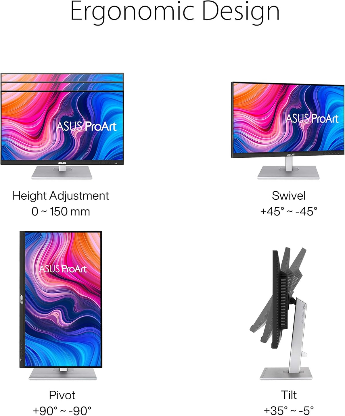 PA279CV, Noir / Aluminium brossé, 27" 4K USB-C
