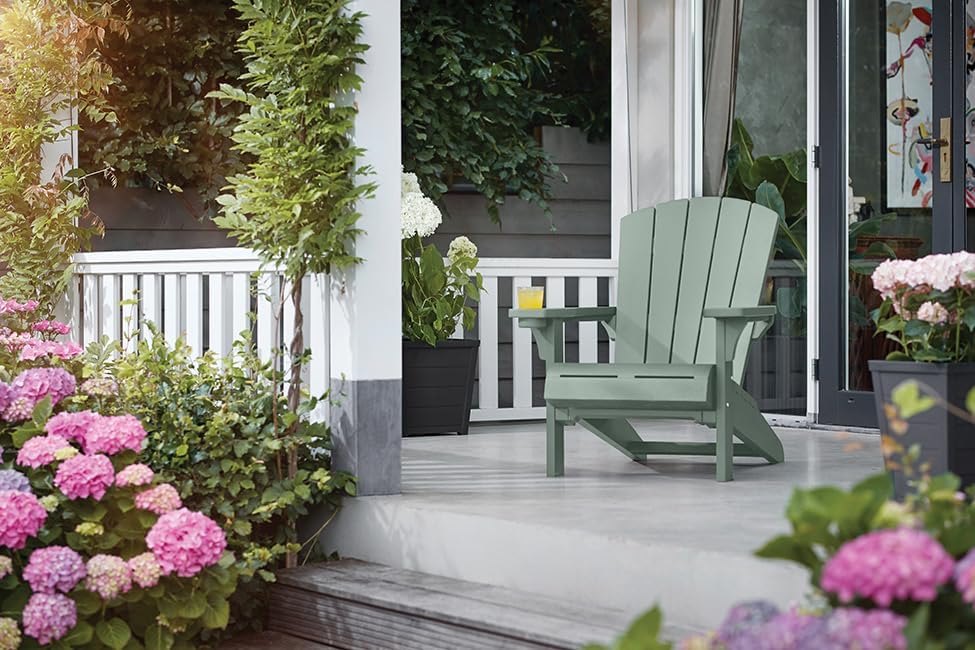 KETER Fauteuil de Jardin Adirondack - Lot de 2 - Vert