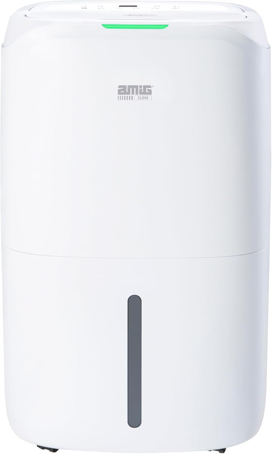 Amig - Déshumidificateur MIST | Capacité 20L/Jour | Régulation de l'humidité et minuterie | Réservoir d'eau amovible 6,5L | 36x28x56 cm | 260W | Couverture 165m³/h | Silencieux 45 dB | Séchage linge