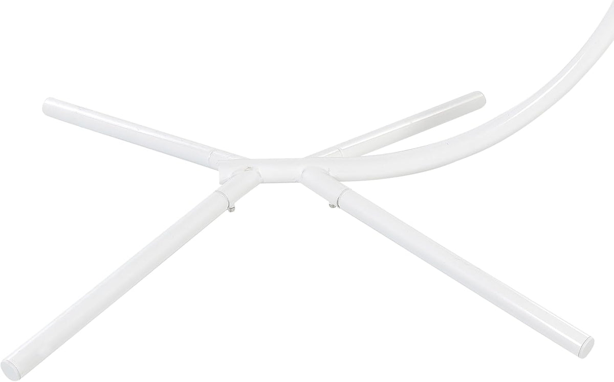 Fauteuil Suspendu avec Support Blanc Résistant aux UV pour Intérieur Extérieur Arco