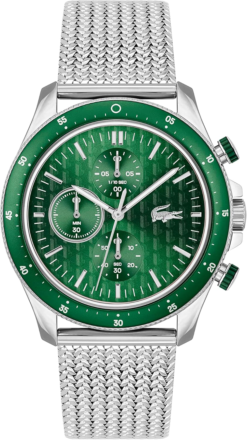 Montre Chronographe à Quartz pour homme Collection Neo Heritage avec Bracelet en silicone ou acier inoxydable