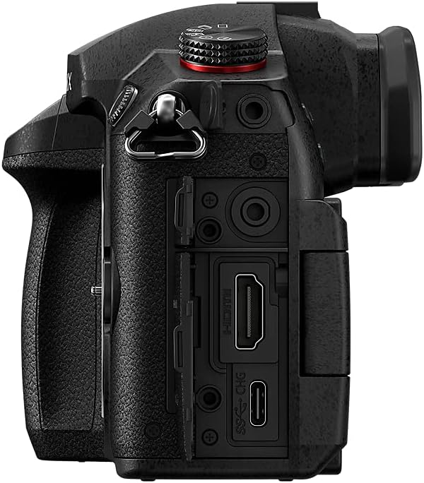 Panasonic Lumix GH5M2 | Appareil photo Hybride Expert (Capteur 4/3 20.3MP, Double stab., Écran orient. tact., AF DFD 225 Zones, C4K 60p/4:2:2 10bit, Live Stream., Tropicalisé) Noir – Version Française