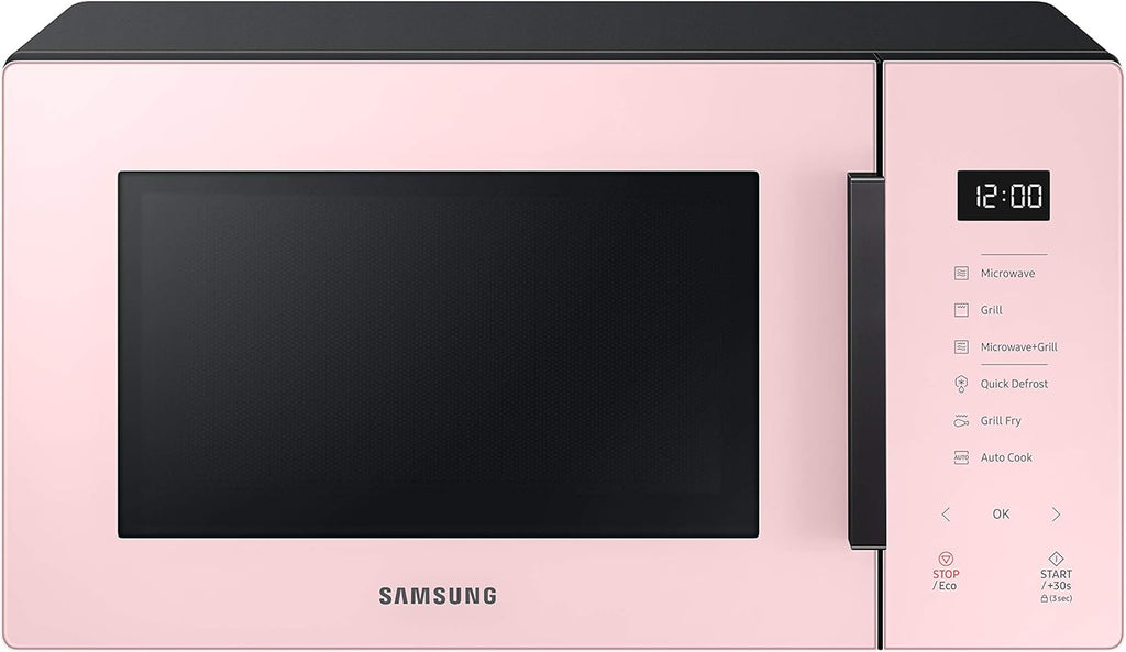 MG23T5018CP Four à micro-ondes, 23 L, 1100 W, Air Fry, avec plateau doreur, verre design, poudre