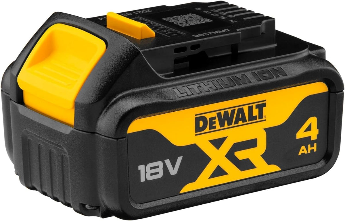 Meuleuse Burshless XR 18V 5Ah Li-Ion - DCG405NT-XJ - Meuleuse Électrique sans Fil avec Coffret TSTAK & Batterie XR 18V 4 Ah Li-Ion - DCB182-XJ - Compatible Avec Tous Les Outils