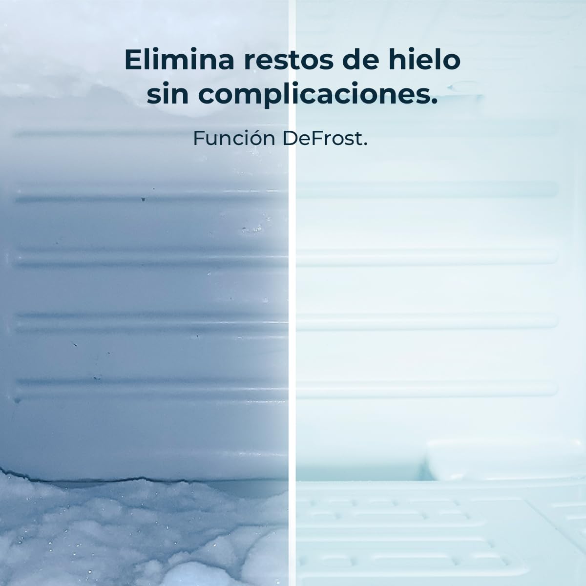 Cecotec Bolero CoolMarket Réfrigérateur Combiné 2 Portes Combi 296 DF WD Inox E. 296L, 60cm de Largeur, Fonctions FastCooling, FastFreezing et DeFrost, Intérieur LED, Distributeur d'Eau Intégré, Inox