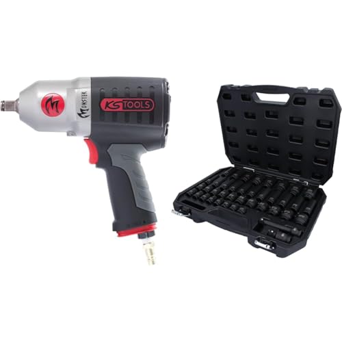 KS outils Clé à chocs monster 1690nm - 220mm - 515.1210 & 515.0065 douills et ensemble de douilles