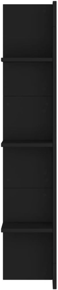 LLEZKBR Armoires et rangement-Meuble TV en bois d'ingénierie Noir 152 x 22 x 113 cm