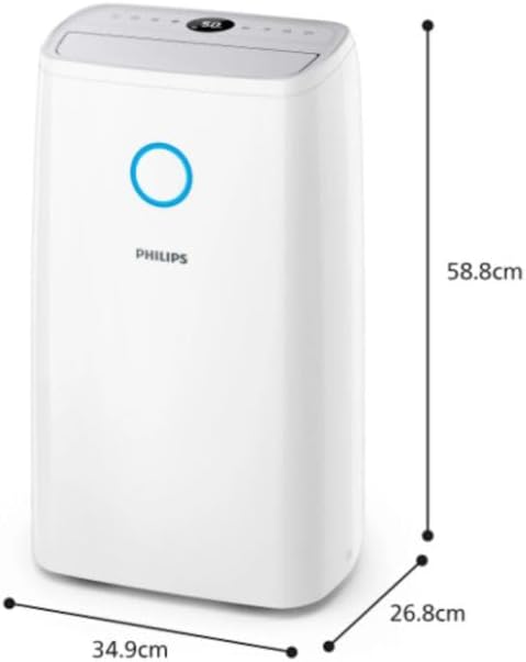 Déshumidificateur Philips Serie 3000 DE3306/11 258 W Blanc