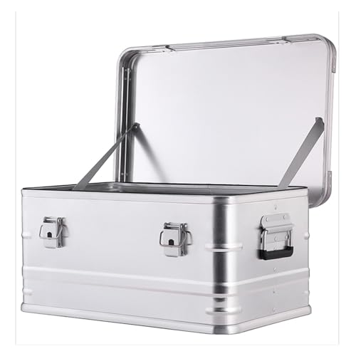 Boîte à outils portative Boîte à outils en métal, boîte de rangement en aluminium, armoire de rangement Portable professionnelle, boîte à ou