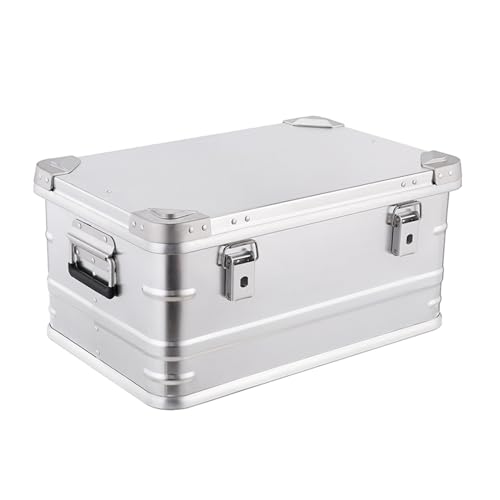Boîte à outils portative Boîte à outils en métal, boîte de rangement en aluminium, armoire de rangement Portable professionnelle, boîte à ou