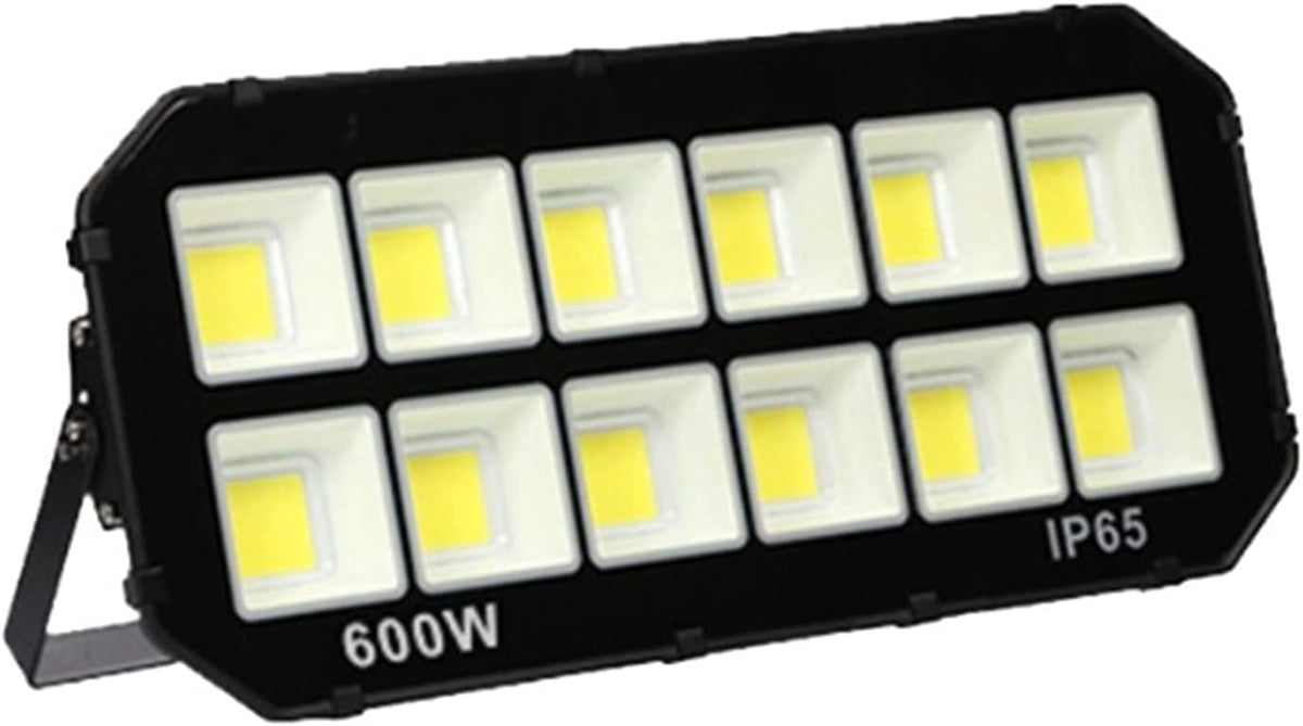 Projecteur LED 50W-600W, Lampes de Sécurité Extérieures Étanches IP65, Lumière Blanche et Lumière Chaude, Idéales pour Terrain de Sport, Garage, Jardin et Cour Arrière Warm Light,600w