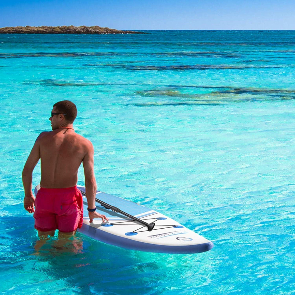 AQUA SPIRIT Tempo Sup Stand up Gonflable Surf Planche de Paddle pour Adulte Unisexe Débutant intermédiaire 320x81x15cm Charge Max 120KG avec Pagaie Réglable, Matelas à Langer Garantie De 2 Ans