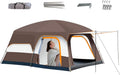 Lpoppcx Tente Familiale - Grande Tente pour Camping Familial,Abri Résistant aux Intempéries pour Randonnée Festivals Plage Nuits en Extérieur
