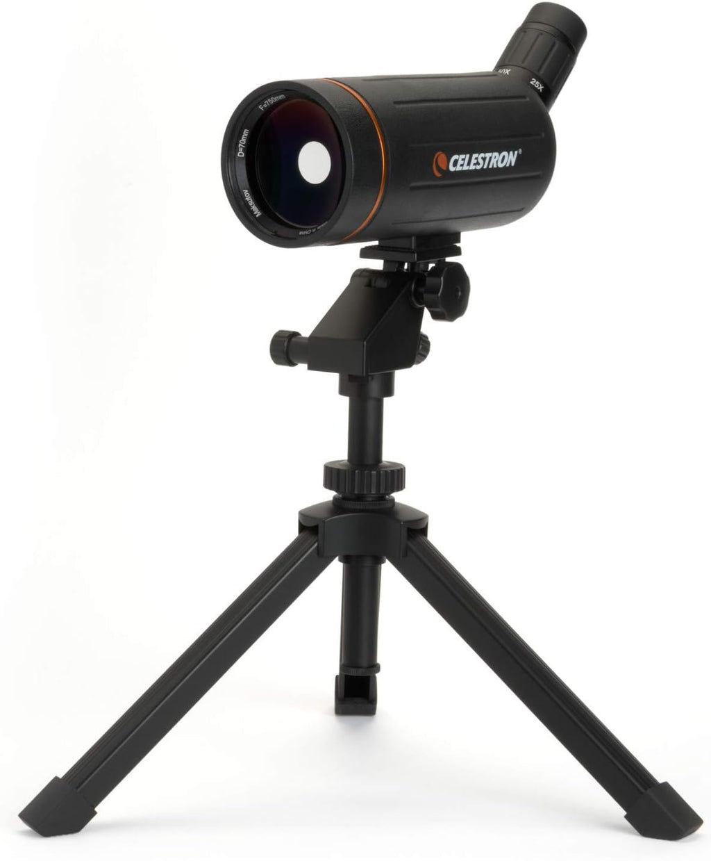 Celestron 52238 Catadioptic Series C70 Mini Mak Maksutov-Cassegrain Spotting Scope Telescope, Black