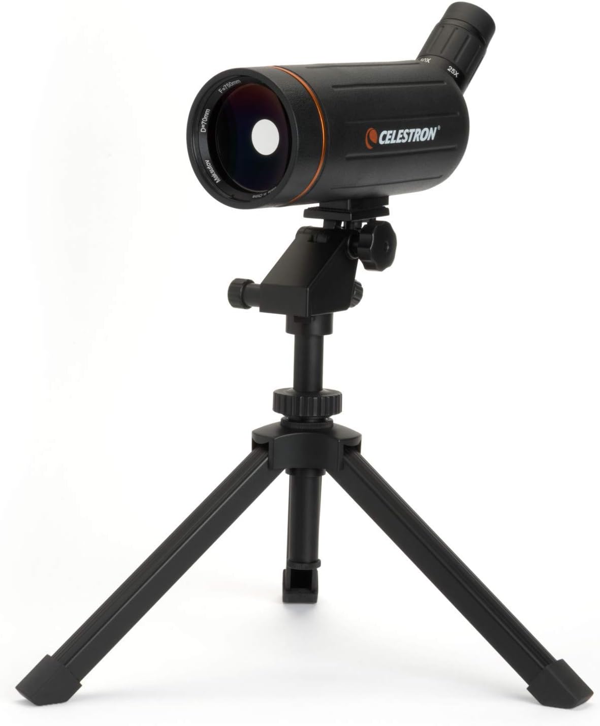 Celestron 52238 Catadioptic Series C70 Mini Mak Maksutov-Cassegrain Spotting Scope Telescope, Black