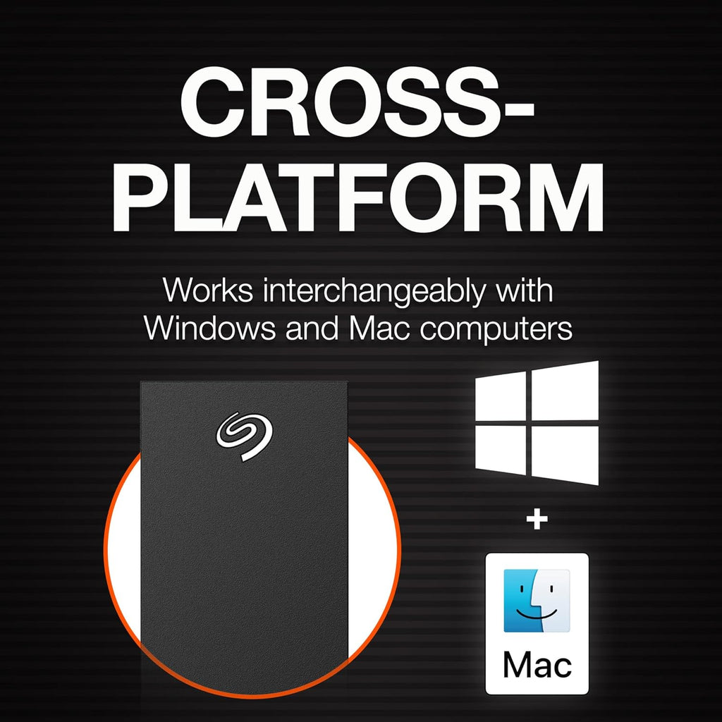 Seagate One Touch Hub 6To, Disque Dur Externe, USB 3.0, pour PC, ordinateur portable et Mac, Services Rescue (STLC6000400)