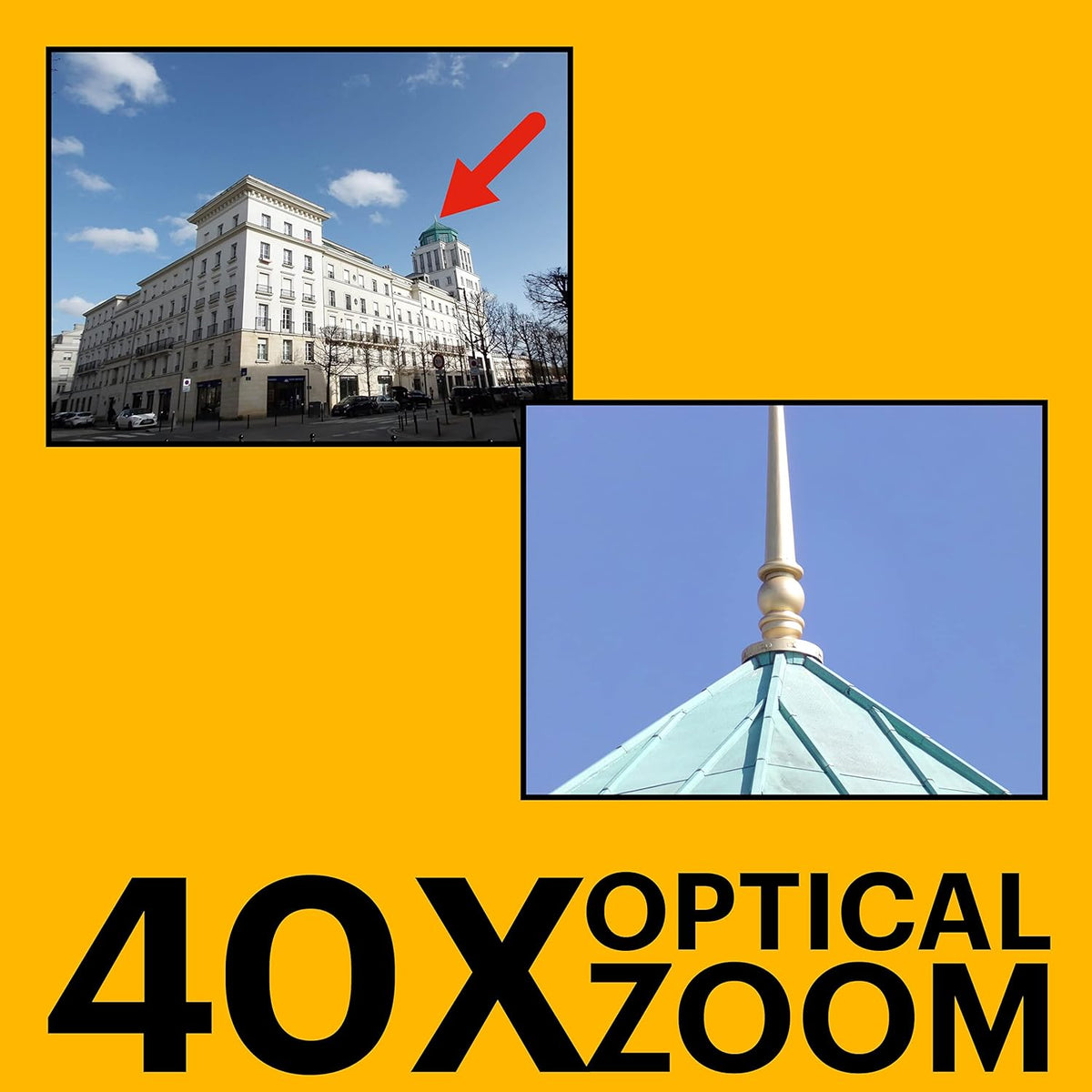 KODAK Pixpro Astro Zoom AZ405 - Appareil Photo Numérique Bridge, Zoom 40X, Grand angle de 24 mm, 20 mégapixels, LCD 3, Vidéo Full HD 1080p, OIS, Pile AA - Noir