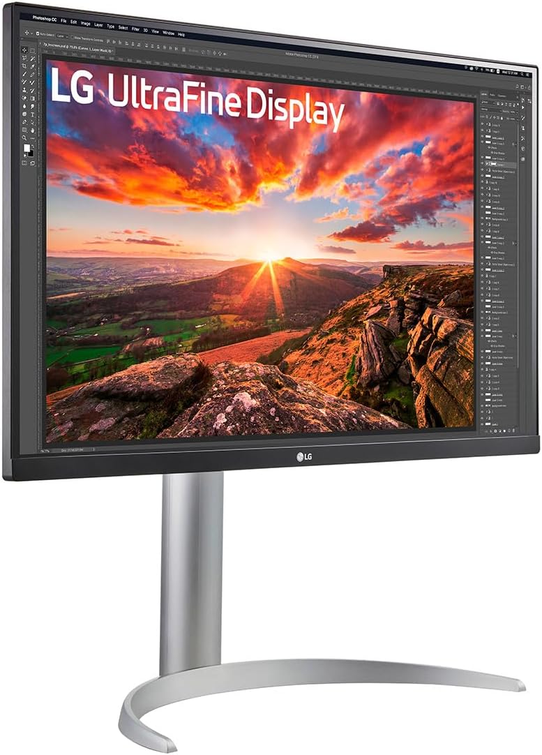 Ultrafine™ 27UP850K-W Ecran PC 4K 27" - Dalle IPS résolution UHD (3840 x 2160), 5ms GtG 60Hz, DisplayHDR™ 400, DCI-P3 95% (CIE1976), Mode Lecture, inclinable, réglable en Hauteur