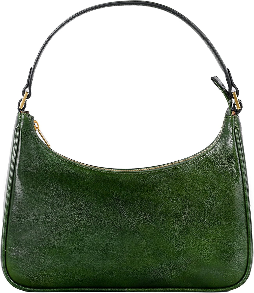 Time Resistance Sac à Main en Cuir - Sac à Main en Cuir Pleine Fleur pour Femme - Sac à Bandoulière