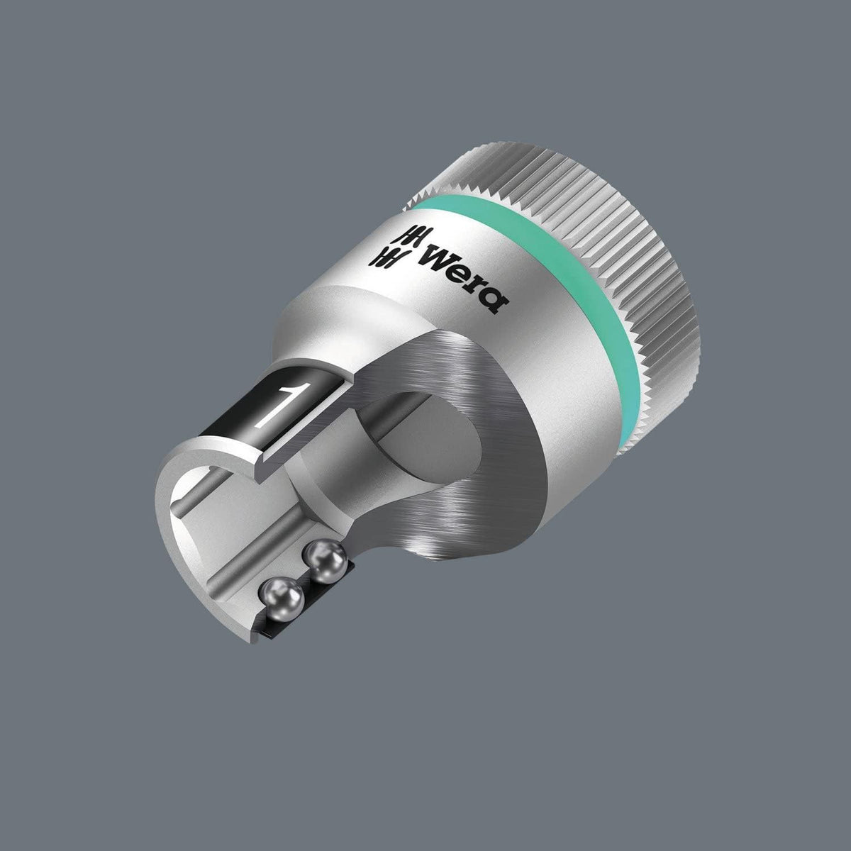 Wera 05003755001 8100 SA All-in Jeu cliquet Zyklop Speed, à carré 1/4“, avec fonction de retenue, métrique, 42 pièces