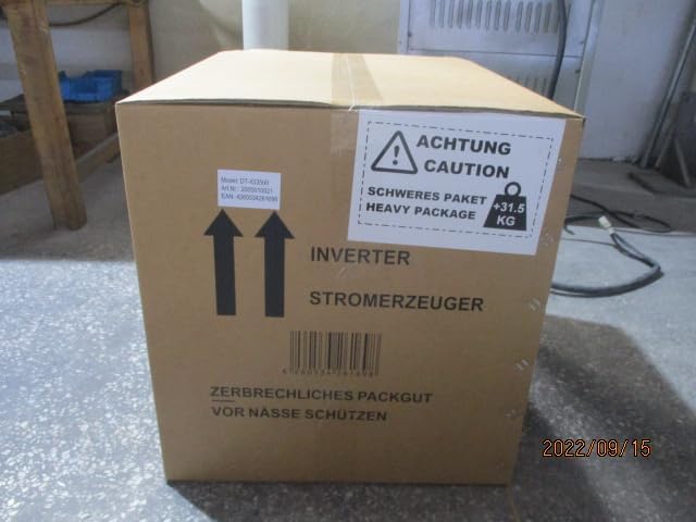 DeTec. Groupe électrogène à onduleur Inverter 3,5 kW numérique 230V Generateur a Essence
