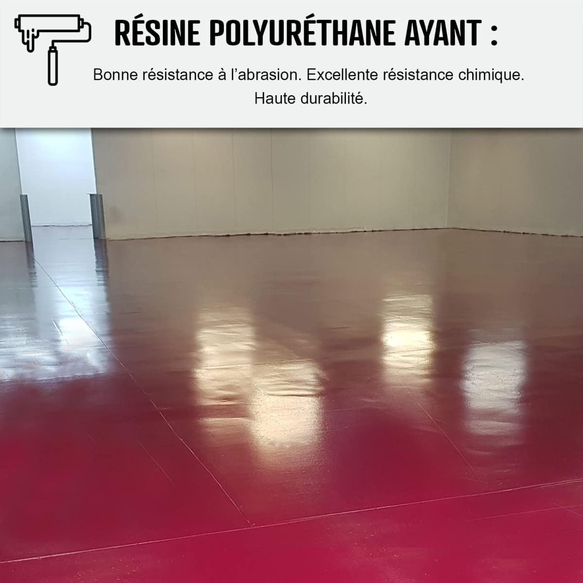ARCANE INDUSTRIES Peinture Sol extérieur intérieur pour béton, Haute résistance, Non jaunissante : Solthane - 5 kg Ivoire Clair - RAL 1015