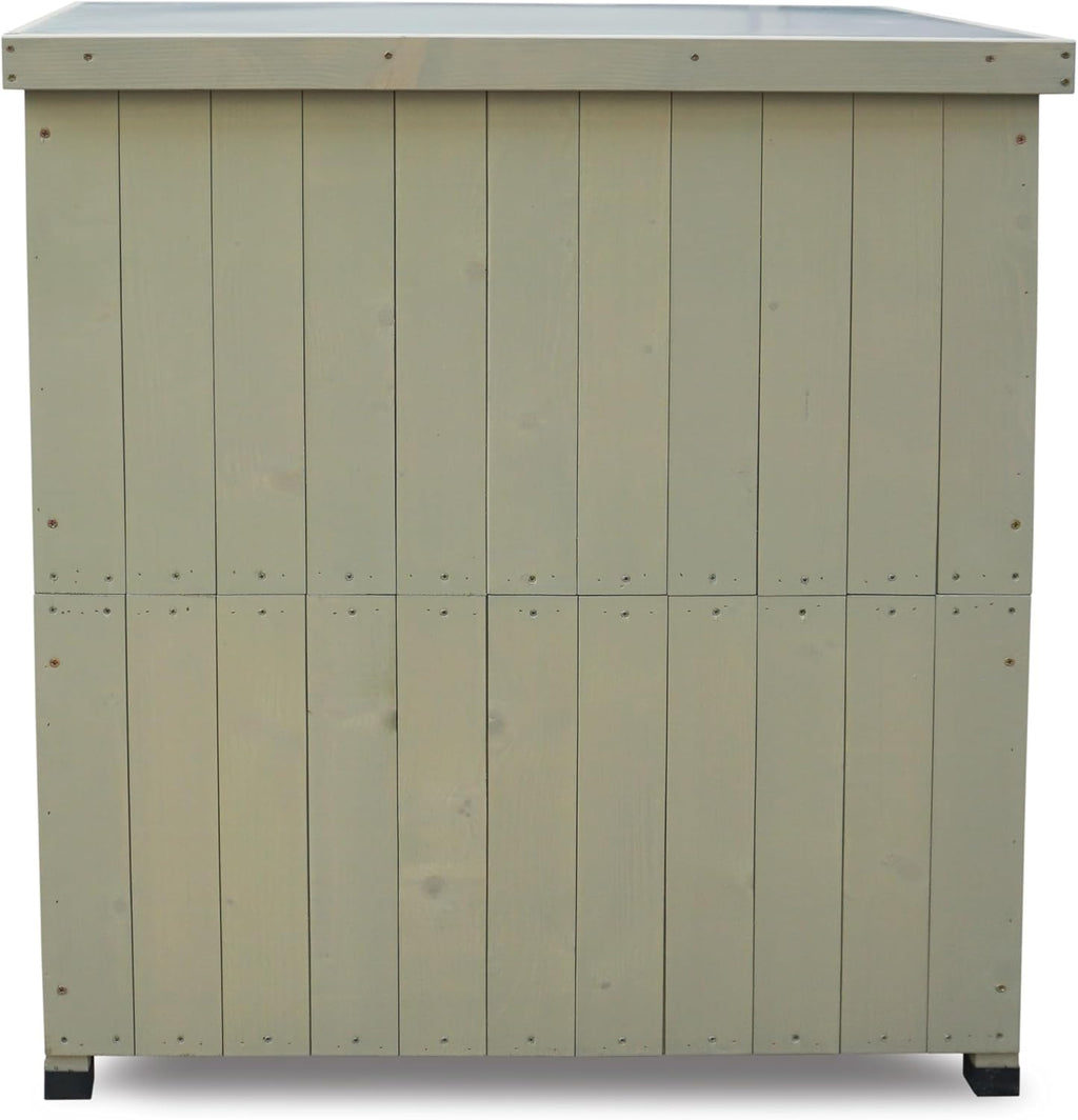 Habau Laura Armoire de Jardin Gris