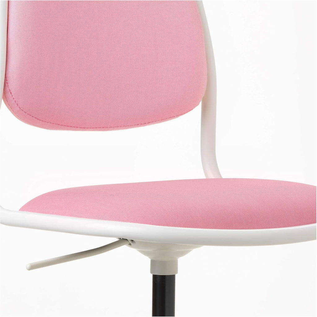 IKEA.. Chaise de Bureau Enfant en polypropylène Blanc Vissle Rose