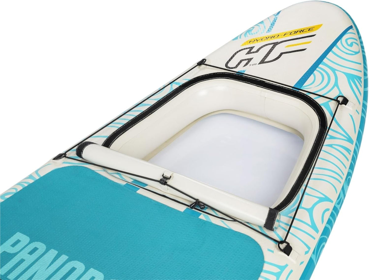 Hydro-Force Inflatable Stand Up Paddle Board | Complete Set with Hand Pump, Travel Bag and Built-in Window, Multiple Sizes