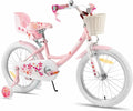 JOYSTAR Vélo Licorne 12/14/16/18 Pouces pour Filles 2-9 Ans, vélo Enfant avec siège vélo poupée et Roues stabilisatrices& Panier
