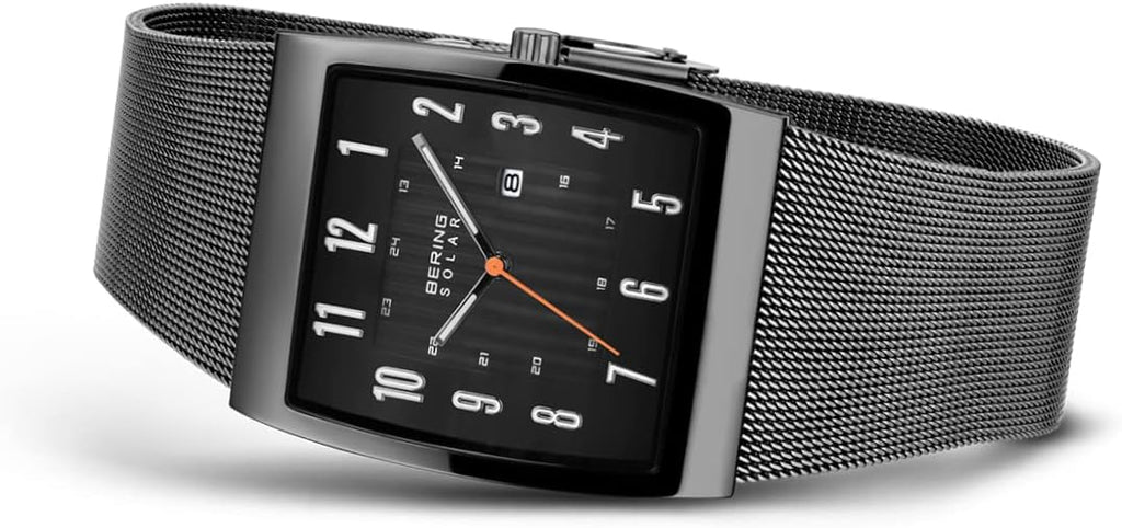 Bering Hommes Analogique Quartz Montre avec Bracelet en Acier Inoxydable