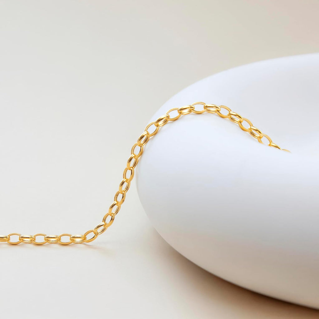 Carissima Gold - Maille Jaseron Bracelet Femme - 9 cts Or 375/1000