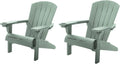 KETER Fauteuil de Jardin Adirondack - Lot de 2 - Vert