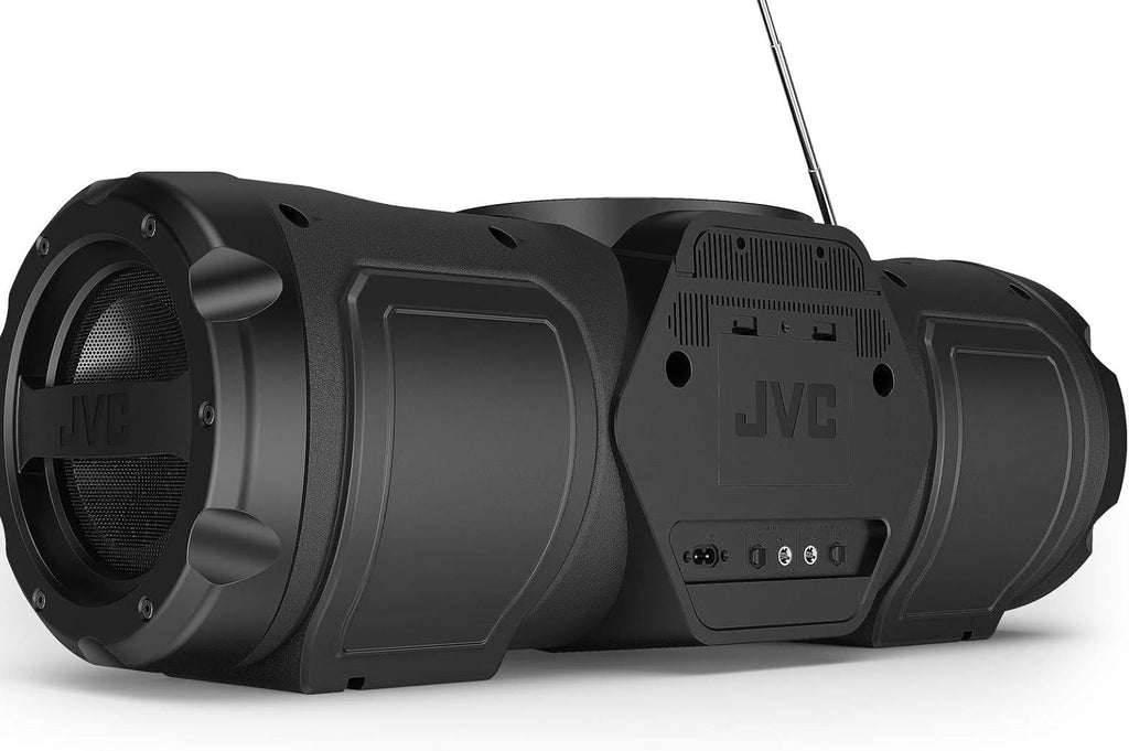 JVC - Boomblaster Dab 2 x 30 Watt, Dab+, FM, Bluetooth, CD, USB, Line-in RV-NB300DAB Noir