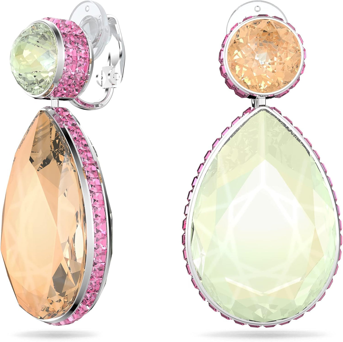 Swarovski Pendants d'oreilles asymétriques Orbita