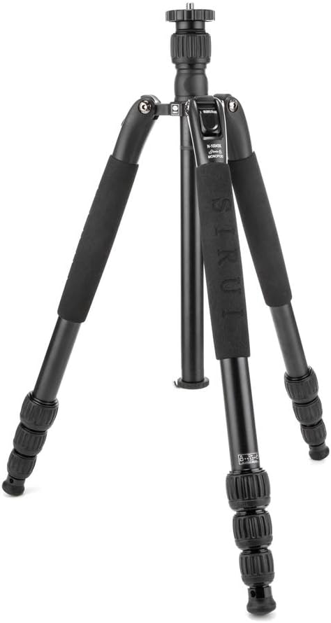 Trépied / monopode universel SIRUI N-1004SK (aluminium, hauteur: 158 cm, poids: 1,7 kg, charge: 12 kg) avec sac et sangle