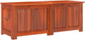 vidaXL Coffre de Rangement avec Couvercle, Boîte à Jouets, Armoire de Rangement, Organisateur de Salon Couloir, Marron Bois Massif d'Acacia