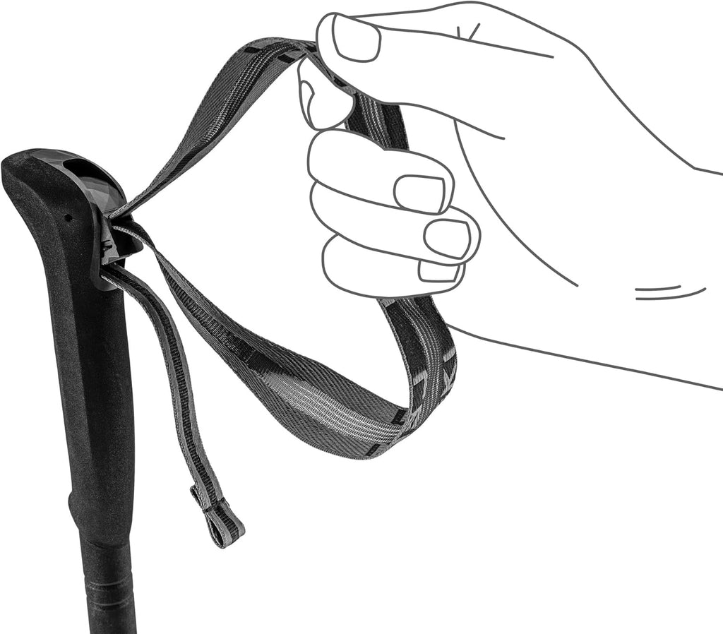 LEKI Skytera FX Carbon SL Bâtons de Marche Pliables et légers pour randonnée, Emballage Rapide et Alpinisme