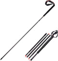 Polonage de Trekking en Fibre de Carbone Pliable léger Polon-2 Pack Strong Pliage Meilleur bâton de Marche, Poteau de randonnée Extensible Anti-Choc pour Le Camping, Mountainin