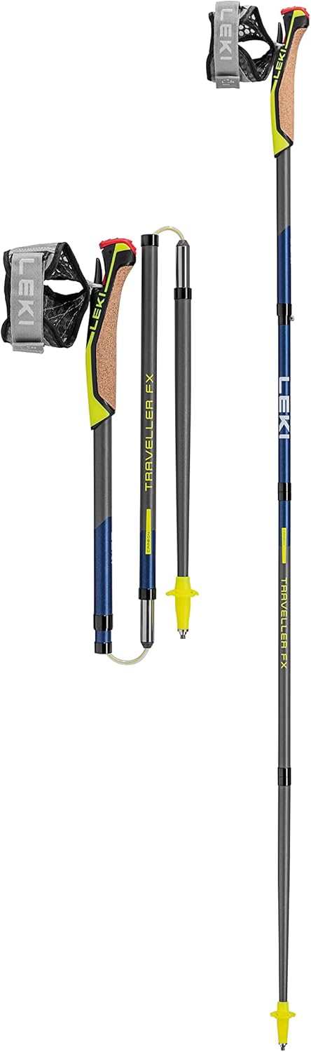LEKI Bâtons de Marche Nordique Traveller FX.One Carbon