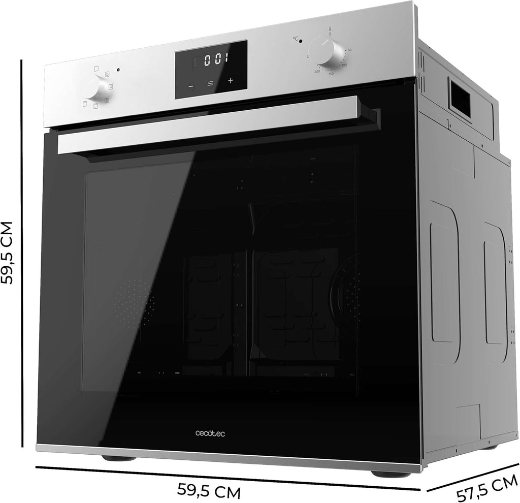 Cecotec Four intégrable multifonctions Bolero Hexa M226001 Line A.Four multifonctions Capacité de 70 L, 7 fonctions, classe A, 2800 W