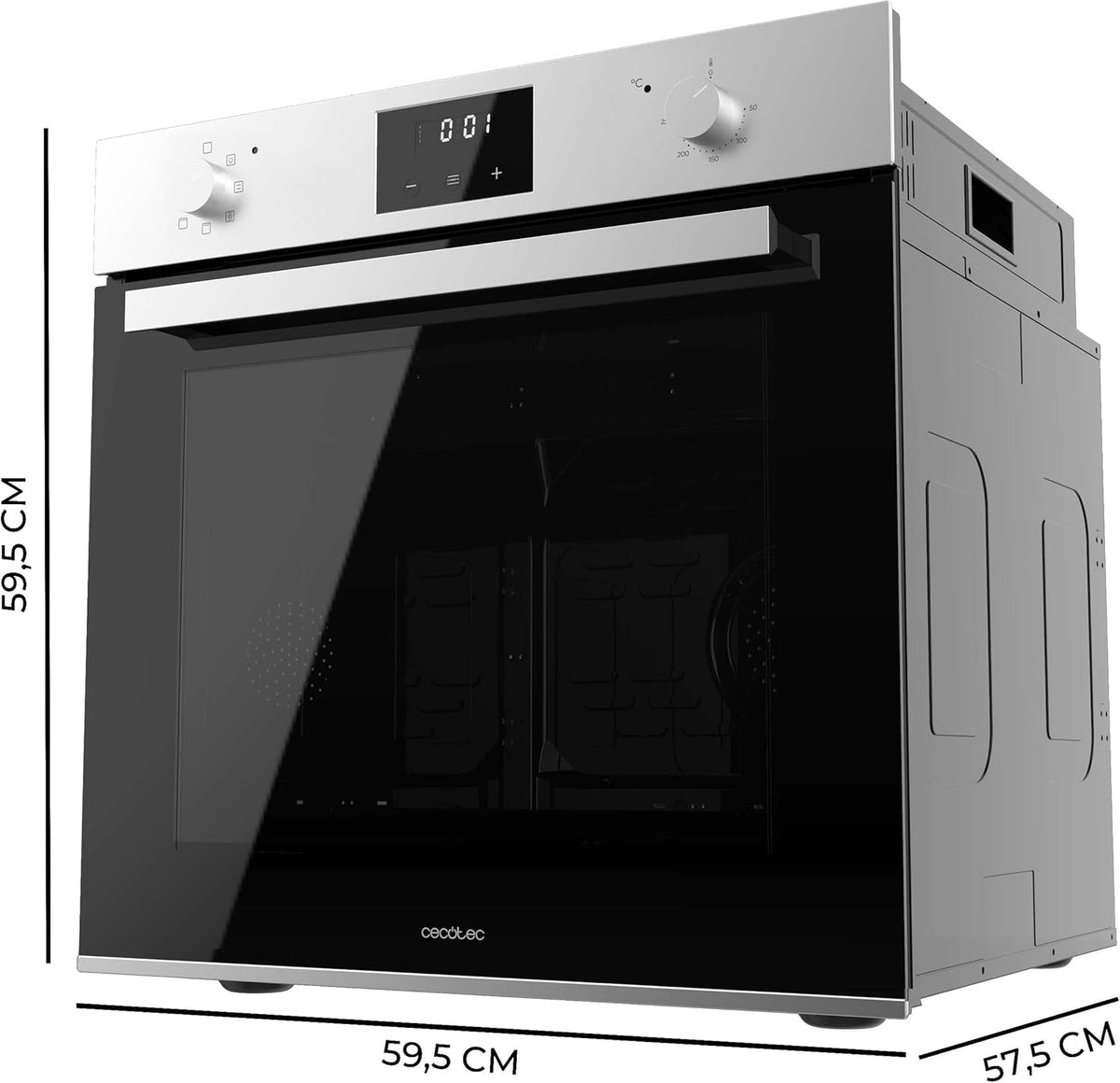 Cecotec Four intégrable multifonctions Bolero Hexa M226001 Line A.Four multifonctions Capacité de 70 L, 7 fonctions, classe A, 2800 W