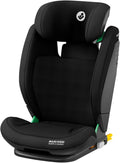 Maxi-Cosi RodiFix S Comfort i-Size, Tissus confortables respirants, Rehausseur voiture enfant à dossier haut, 3,5-12 ans (100-150 cm), 3 inclinaisons, Protection G-CELL, AirProtect, Authentic Black