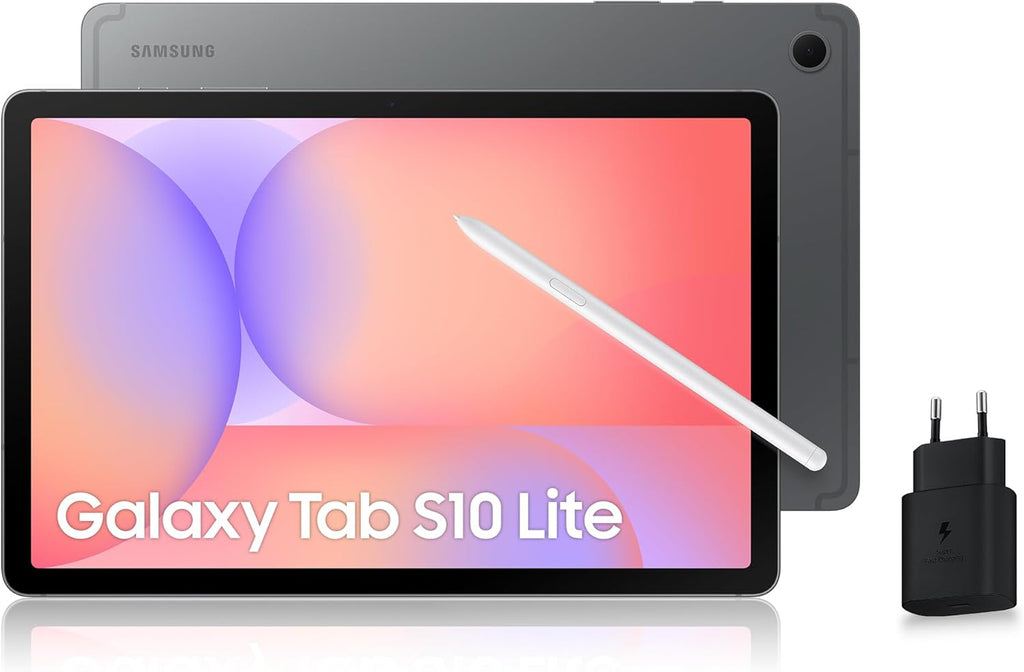 Tab S10 Lite, 10.9", Wi-Fi, 256Go, Tablette Android, S Pen Inclus, Gris, Chargeur Secteur Rapide 25W Inclus, Version FR