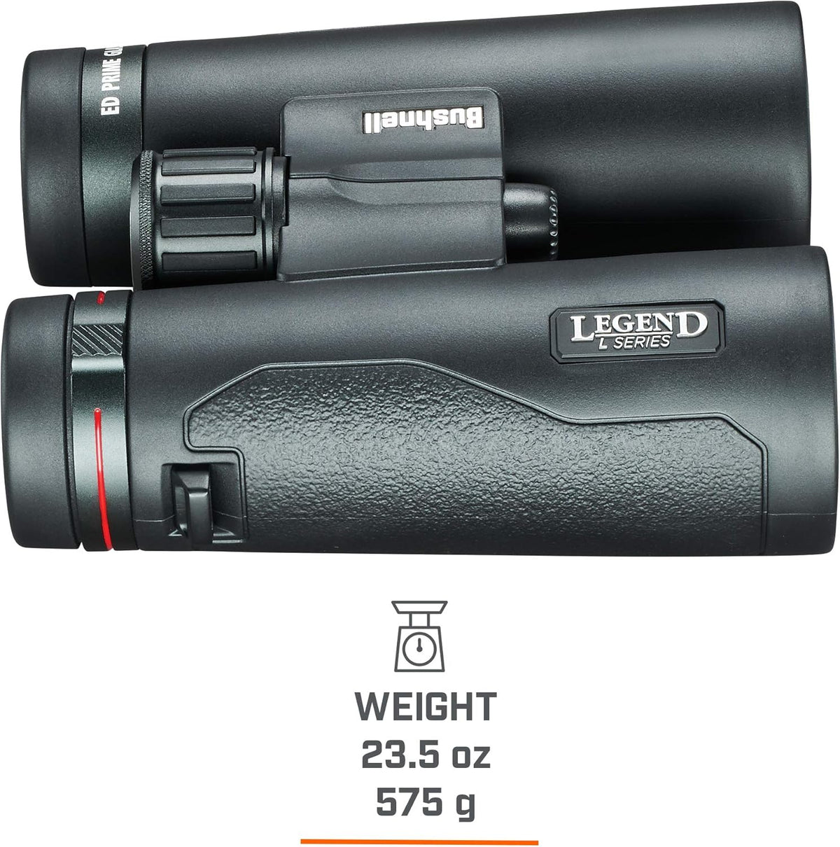 BUSHNELL - Jumelle pour Adultes - Legend L - Series 10x42 - Noir - Vision Nette et Lumineuse - Étanches - Robuste - Prisme en Toit - 197104