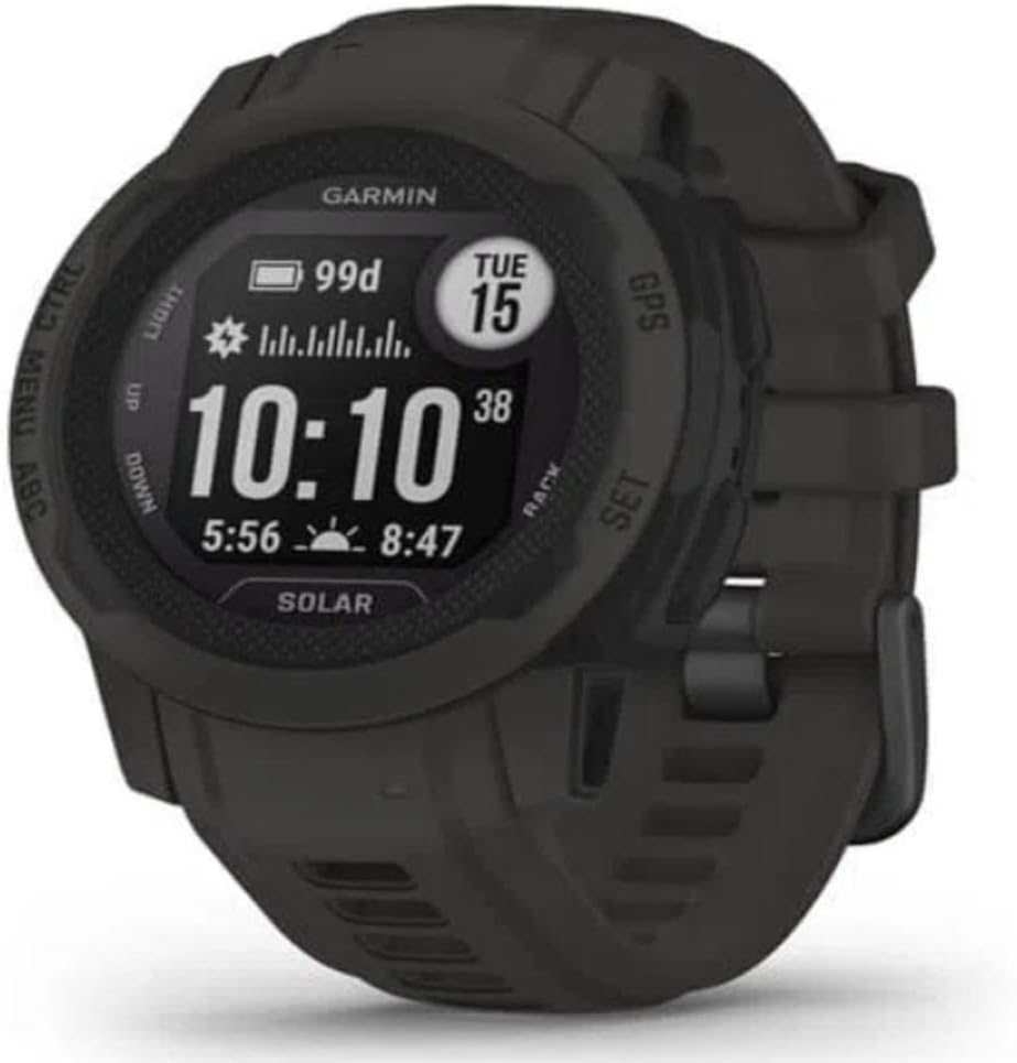 Instinct 2s, Solar Graphite - Montre GPS Solaire Robuste et connectée - Boîtier 40 mm