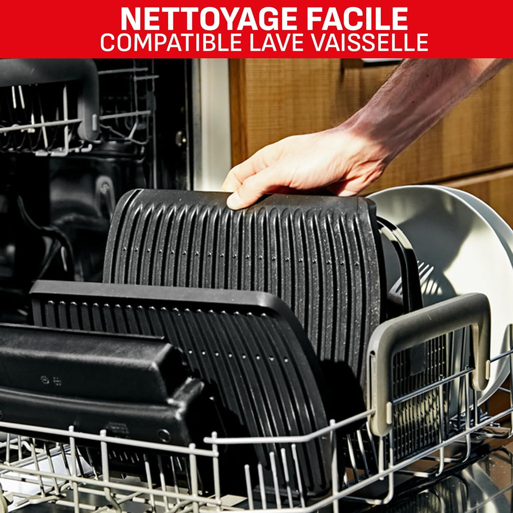 Tefal Optigrill Elite XL, Grill intelligent, 16 programmes, Mode manuel, Fonction marquage, XL 8 personnes, GC760D12